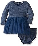 Splendidベビー女の子インディゴチュチュドレスストライプ印刷 US サイズ: 12-18 Months カラー: ブルー
