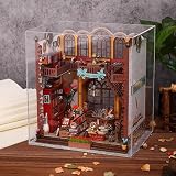 sofieyドールハウス 手作りキットセット ミニチュア ミニ家具工芸品キット説明書 防塵ケース付き 【Magic Book】