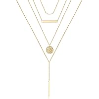 Turandoss Layered Lace Choker Necklace - Layered Lace Chain Gold Choker Necklace, Star Owl Pendant Choker Necklace for Women,