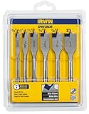 IRWIN Tools 88886 Speedbor Blue Groove Spade Bit Set 6-Piece [並行輸入品]