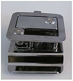 クロムRVエントリドアロックハンドルノブデッドボルトキーキャンピングカー旅行トレーラーCW