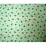 SheetWorld Round Crib Sheets - Green Butterfly Daisy - Made In USA by sheetworld