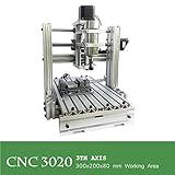 CNC 3020 300w 3 Axis Engraver with USB Port 3D Drilling Router DIY cnc3020 Wood Carving Engraving Ma