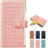 Galaxy A53 5G SC-53C SCG15 手帳型 ケース カバー SC-53Cケース SC-53Cカバー SC53Cケース SC53Cカバー SC53C SCG15ケース SCG15カバー ギャラクシー 手帳ケース 手帳型ケース おしゃれ 編み込み スマホケース 【NB】グレージュ