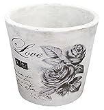 Gardening プランター (鉢カバー) モノトーン ローズ KWY-0016