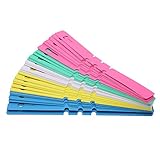 CCINEE カラフル　園芸用ラベル　たんざくラベル　立型ラベル　植物ラベル　盆栽タグ　全5色　100枚入り