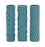 Deco 79 92581 Ceramic Vase, 3 Assorted, 3 by 12' [並行輸入品]