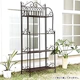 プランタン 4段ラック【プランタンシリーズ-PRINTEMPS】（4段　フラワースタンド　アンティーク）