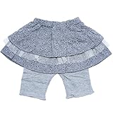 2017年 夏物 UZULAND ウズランド オパール風 ５分丈スカッツ グレー◇95cm