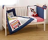 Suncrest Fetch the Engine Boy's Cotbed Bedding Set (5 piece) by Suncrest