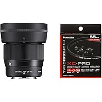 SIGMA 55mm F1.4 DC DN Eマウント レンズフィルター付き Amazon.co.jp: シグマ(Sigma) レンズ 56mm F1.4 DC DN Sony
