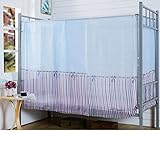 kqcnifvnklm寮蚊帳、ガーゼのカーテンをベッドCollege Students印刷寝室キャノピー Twinch1 KQCNIFVNKLM