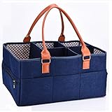 おむつストッカー ceyo 大容量折り畳み収納ケース フェルト製 おもちゃなどの雑物をまとめて収納する小物入れ 出産祝いにもぴったり　