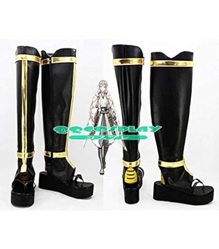刀剣乱舞 豊前江 コスプレ 極ブーツ(23cm) 刀剣乱舞 ブーツ 】豊前江（ぶぜんごう） 風 コスプレ靴:KOSEYA
