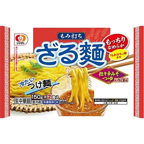 シマダヤ もみ打ち ざる麺 坦々辛みそつゆ