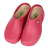 ガーデニング用ソフトシューズ レディース レッド 24.5cm