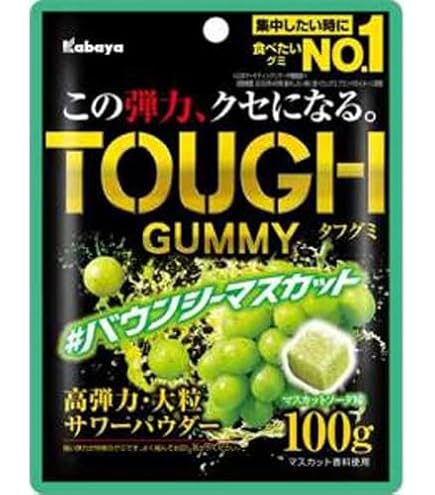 カバヤ タフグミ　レモンラッシュ 100g 72コ入り 2024/09/03発売 (4901550271758c) Amazon | カバヤ 食品 タフグミ レモンラッシュ 100g×8個 | カバヤ食品