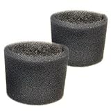 2 Foam Filter Sleeves for Shop-Vac QPS20, QPS225, QPS25, QPS30, QPS35, QPS40, QPL625 QPL650 QPM45 QP