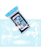 6インチ屋外透明携帯電話防水バッグ20メートル水深度防水サポートタッチスクリーン (ホワイト)