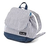 ベビーリュック 赤ちゃん 日本製 ヒッコリーストライプ・紺 B1601800