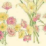 リリカラ 壁紙3m ナチュラル 花柄 ピンク LL-8010