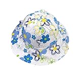 (ピーキー)Peigee ベビー用ハット 紐付き つば広 薄地 紫外線 UVカット 日よけ止め 日焼け防止 フィッシャーマンハット 赤ちゃんキャップ アウトドアハット キッズ帽子 子供サンバイザー 女