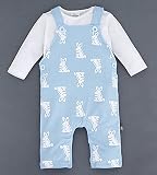 かわいい服男の子と女の子Tシャツ+スリングウサギのパターン綿の長袖パンツファッションギフトロンパース