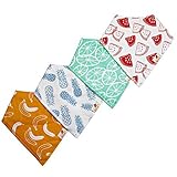 Adovely Baby Bandana Bibs Drool Girl Boy Set - Tropical by Adovely