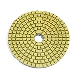 uxcell ダイヤモンド研磨パッド　レジン製ブルー　大理石製コンクリートストーンパッド　100mm径研磨パッド