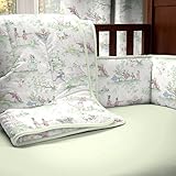 Carousel Designs Nursery Rhyme Toile Sage 3-Piece Crib Bedding Set by Carousel Designs