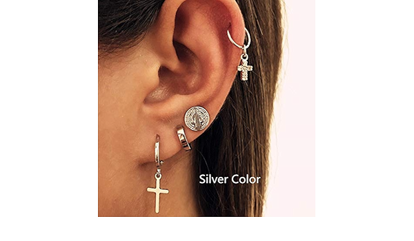 Amazon Co Jp Dywj 約17kmヴィンテージムーンスタースタッドピアスについてはwomenfashion幾何女性クリスタルゴールドイヤリングセット Color Cs57 ホーム キッチン