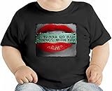 Sexy Lips I Wanna Do Bad Things With You オーガニックベビーTシャツ 12 - 18 Months