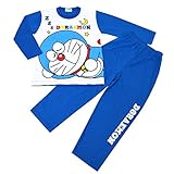 ドラえもん パジャマ 天竺スウェットパジャマ 春物 fo-74e043 120cm 青色