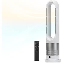 Amazon | 【冷暖房兼用・羽根なし】タワーファン 扇風機 8段階