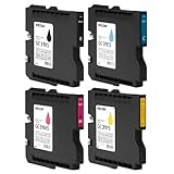 RICOH 純正インク GXカートリッジ GC31S 4色セット (GC31KS / GC31CS / GC31MS / GC31YS) IPSiO GX e2600 GX e3300 GX e5500 GX e7700 SG 5100 SG 5100 フロント手差しモデル 対応