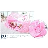 Baby Travel Bed Portable Baby Travel Tent Baby Mosquito Net Portable Baby Cots for 0-15 Month Baby (