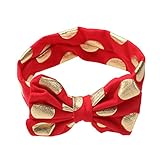 Domybest　ベビー ヘアバンド リボン キッズ 子供 カチューシャ 髪飾り ヘアアクセサリー 水玉柄　女の子 新生児 赤ちゃん 出産祝い 内祝い お宮参り 誕生日 101日記念 こどもの日 記念