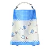 Arong 授乳カバー コットン 授乳ケープ 収納袋付き 快適 多機能 母乳育児サポート 軽量 お出掛けに便利 (カラー5)