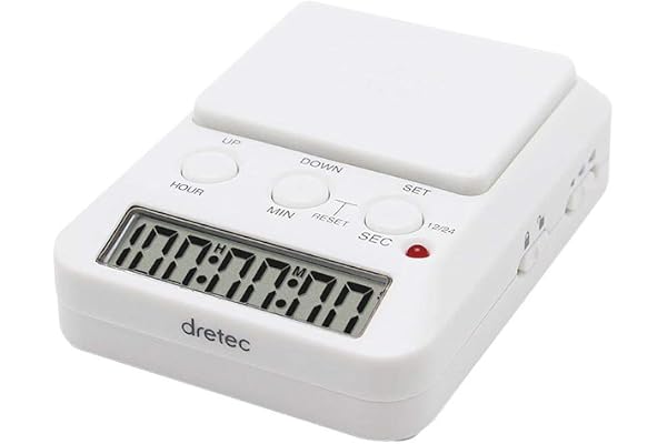 ドリテック(dretec) 勉強タイマー タイムアップ2 T-580WT ホワイト