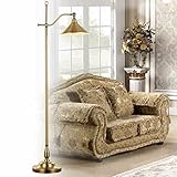 アメリカンビレッジレトロフロアランプインテリジェントリモート調光寝室スタディフロアランプ光源なし ( サイズ さいず : S s )