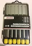 Precision SCREWDRIVER SET 6 piece Jewelers KIT 3 slotted + 3 phillips small Mini [並行輸入品]