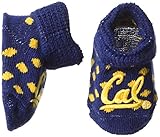 NCAA California Golden Bears Infantドット柄ギフトボックスブーティ、新しい生まれ、ネイビー/ゴールド