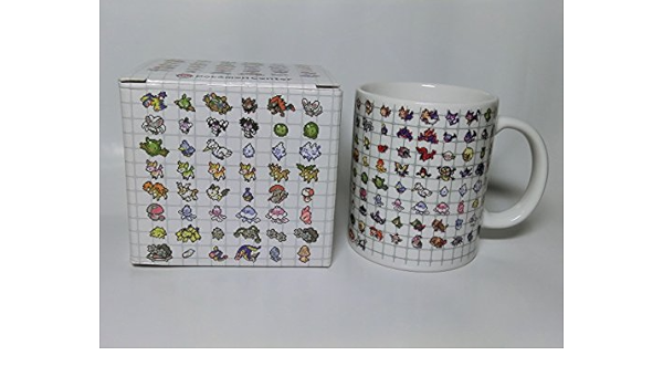 Amazon ポケモンセンターオリジナルマグカップ ゲームドットポケモン集合 おもちゃ おもちゃ