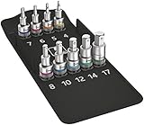 Wera 05004201001 8740 C Hf 1 Zyklop Bit Socket With 1/2" Drive Socket With Holding Function 9Pcs [並行
