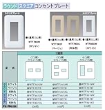 パナソニック電工 コンセントプレート(ラウンド)(3コ+1コ用)(利休色) WTF7074G