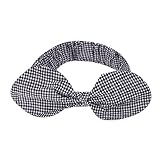 Domybestベビーヘアバンド 　チェック柄　髪飾り　キッズ 子供 カチューシャ ヘアアクセサリー 新生児 赤ちゃん 出産祝い 誕生日 記念日 撮影