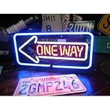 ネオンサイン ワンウェイ ONE WAY ネオン管 ネオンライト 店舗照明 ガレージ アメリカン雑貨