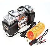 cheeseaミニポータブルエアコンプレッサPump Tire Inflator with車用圧力ゲージボールバイク、オートバイ12 V 150psi