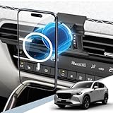 BIBIBO マツダ CX-60 CX-80スマホホルダー マグネット式 KH系専用 cx60 アクセサリー Magsafe対応 スマホスタンド 超強磁力 360度回転 片手操作 安定 電波干渉なし iPhone16/15/14/13/12 シリーズ Magsafeケース 対応