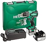 日立工機 14.4V コードレスドライバドリル 充電式 3.0Ahリチウムイオン電池、急速充電器、予備電池、ケース付 DS14DBSL(2LSCK)